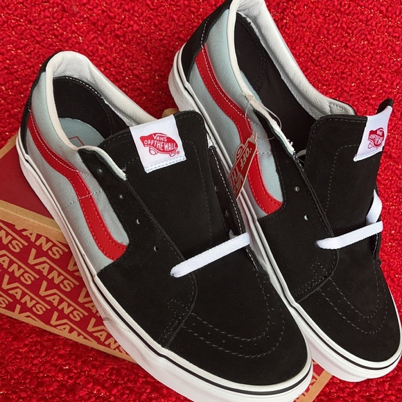 Vans Sk8-Low 2-Tone Black/Winter Sky MENS - Picture 7 of 16